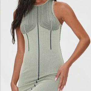 M/L Forever 21 Midi Bodycon Dress